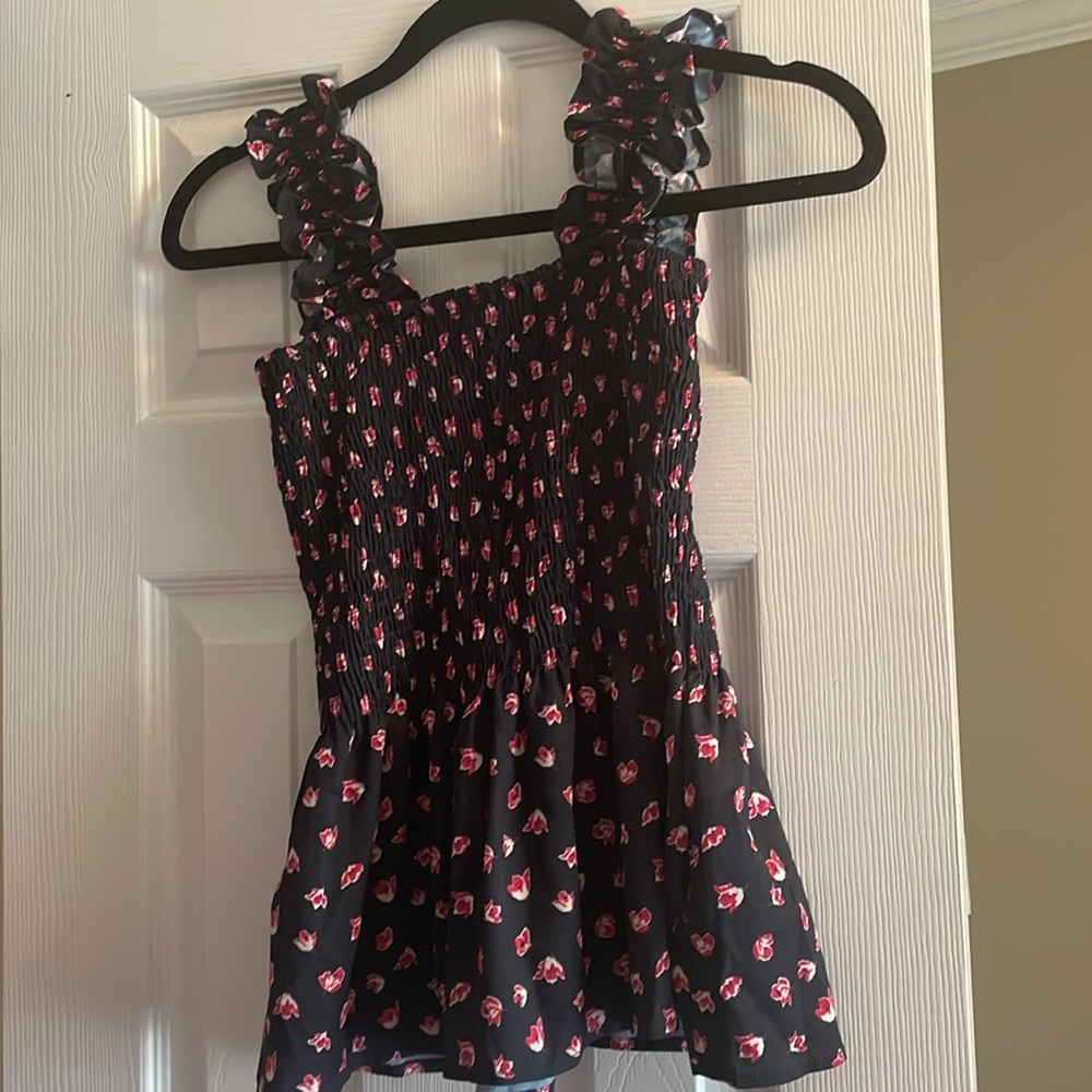 Peplum floral top